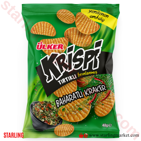 ULKER KRISPI TIRTIKLI BAHARATLI 48 G