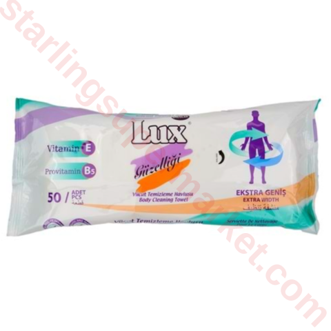 LUX VUCUT TEMIZLEME HAVLUSU 50 LI