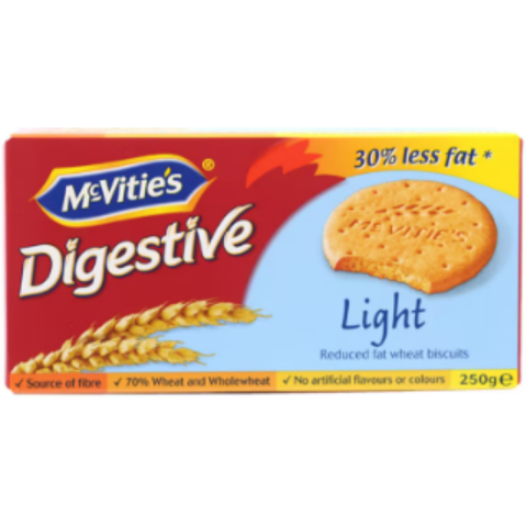 MCVITIES BISKUVI DIGESTIVE LIGHT 250 G