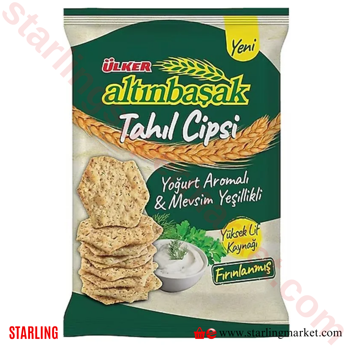 ULKER ALTIN BASAK KRAKER TAHIL CIPS YOGURTLU 50 G