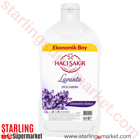 HACI SAKIR SIVI SABUN LAVANTA 1500 ML