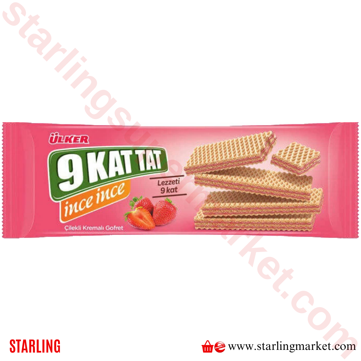 ULKER 9 KAT TAT INCE INCE GOFRET CILEKLI 114 G