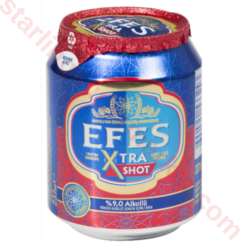 EFES PILSEN BIRA EXTRA SHOT KUTU 237 ML