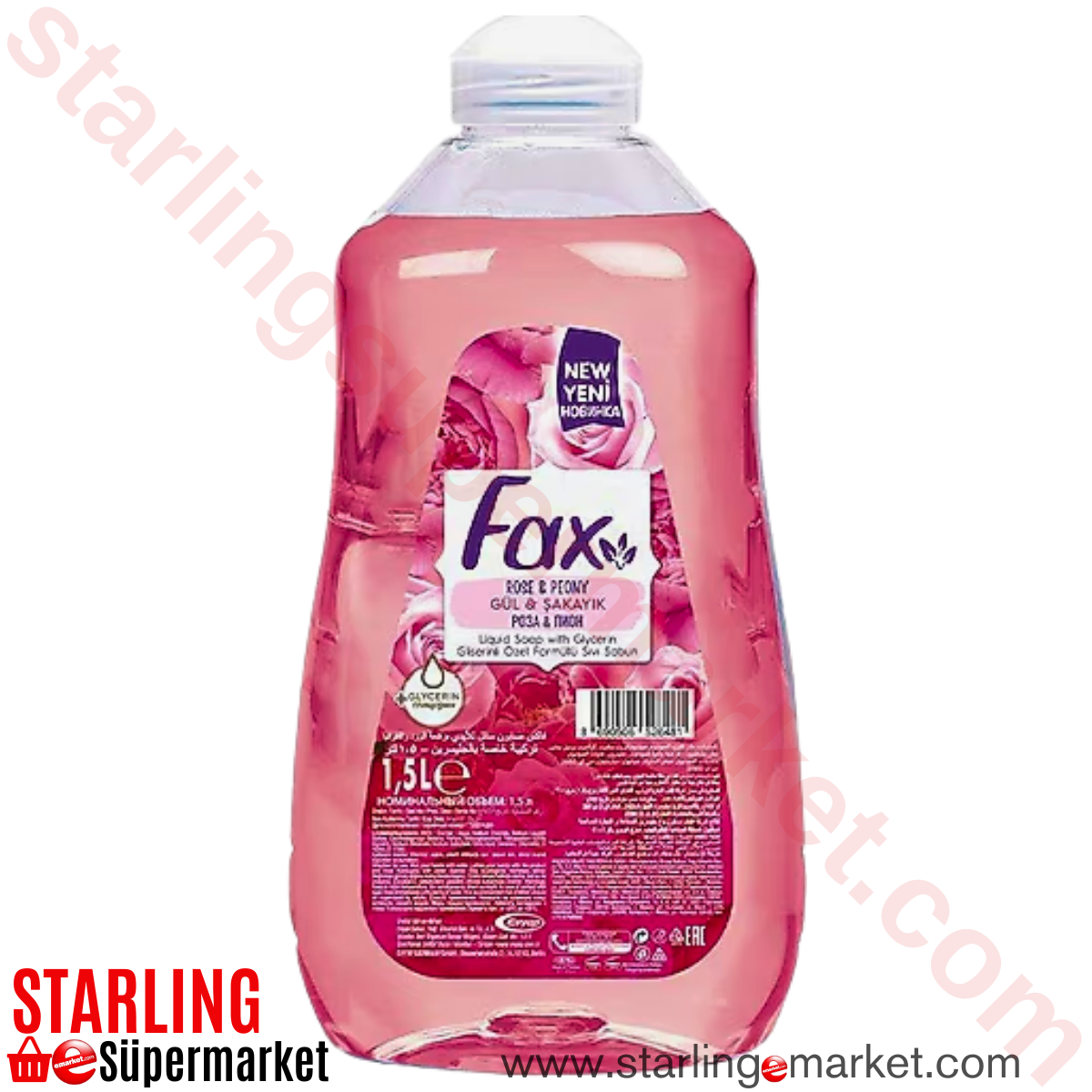 FAX SIVI SABUN GUL&SAKAYIK 1500 ML