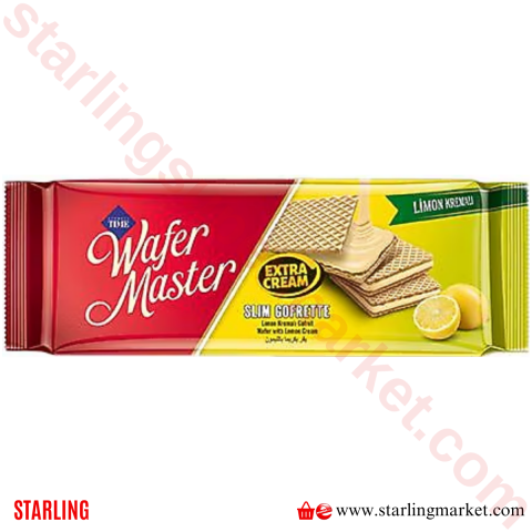 WM CIZMECI KREMALI YAPRAK GOFRET SLIM LIMON 128 G