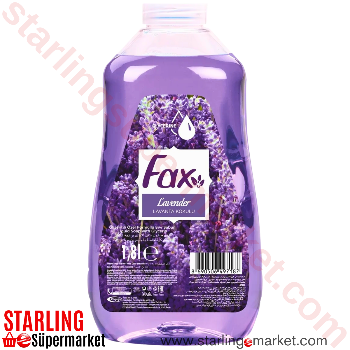 FAX SIVI SABUN LAVANTA 1500 ML