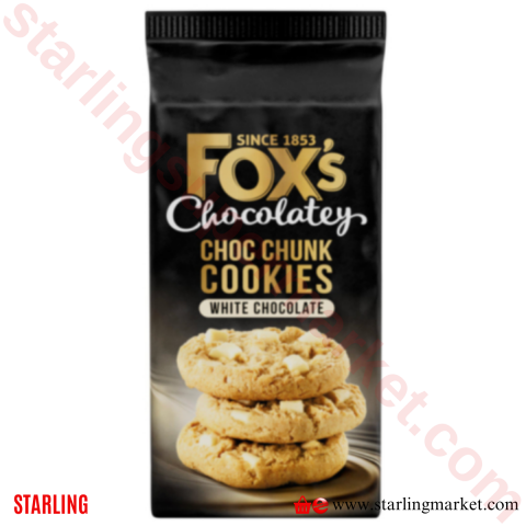 FOXS BISKUVI WHITE CHOCOLATE CHUNKIE 180 G