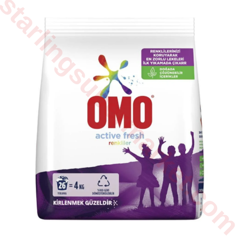 OMO TOZ DETERJAN RENKLI 4 KG