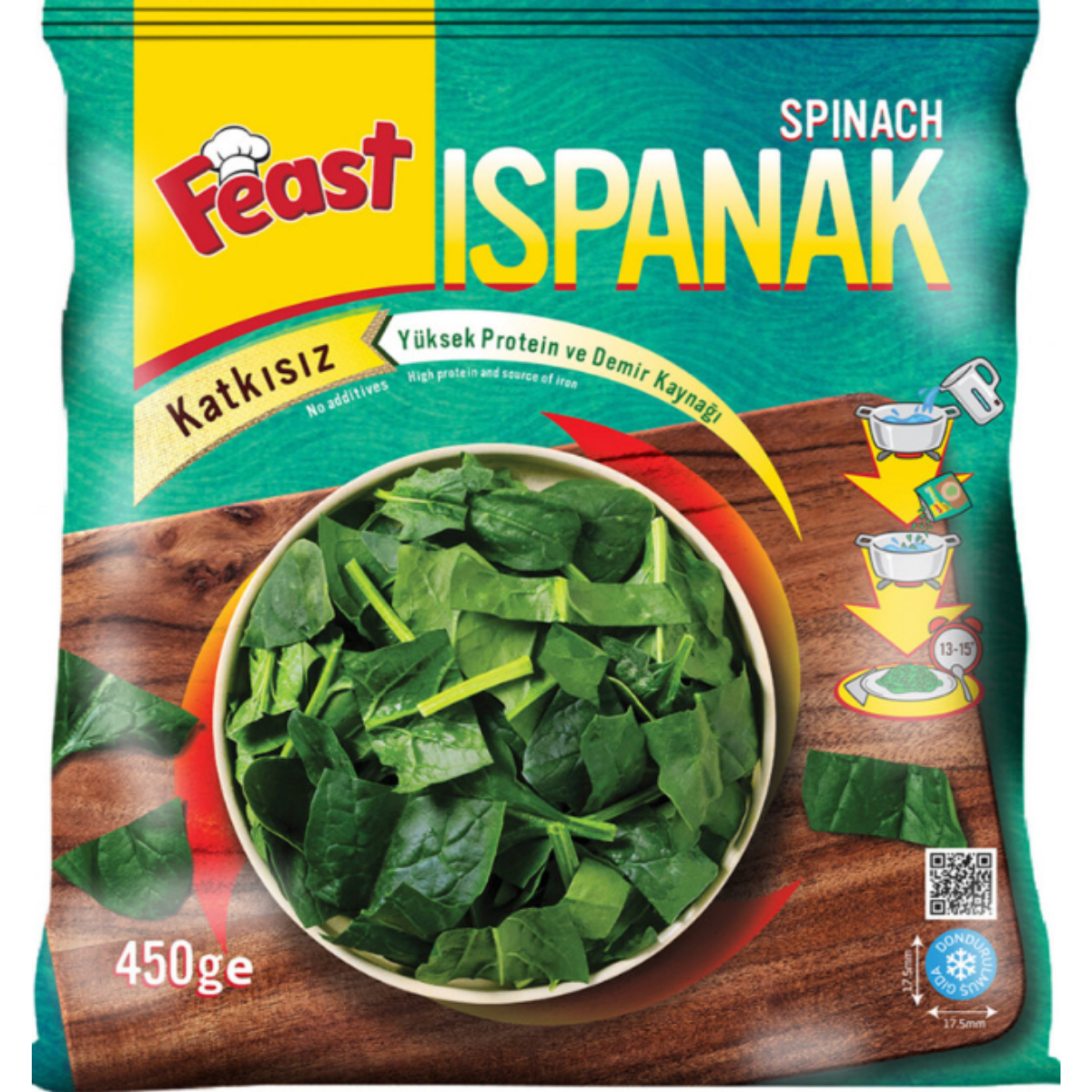 FEAST ISPANAK 450 G