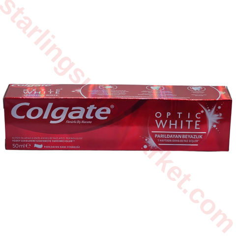 COLGATE DIS MACUNU OPTIC PARILDAYAN BEYAZLIK 50 ML