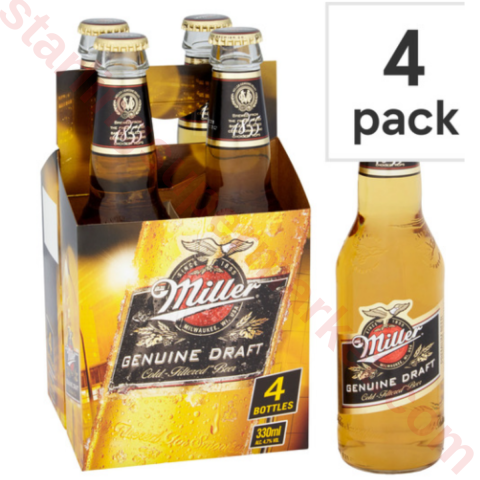 MILLER BIRA SISE 50 CL 4 LU