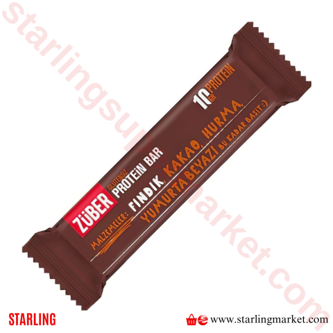 ZUBER PROTEIN BAR GLUTENSIZ FINDIKLI 35 G