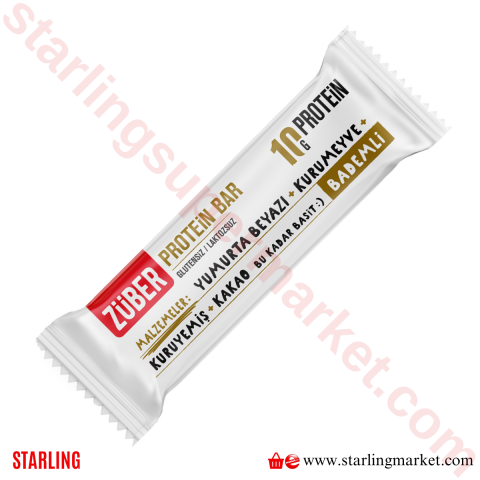 ZUBER PROTEIN BAR GULUTENSIZ BADEMLI 40 G
