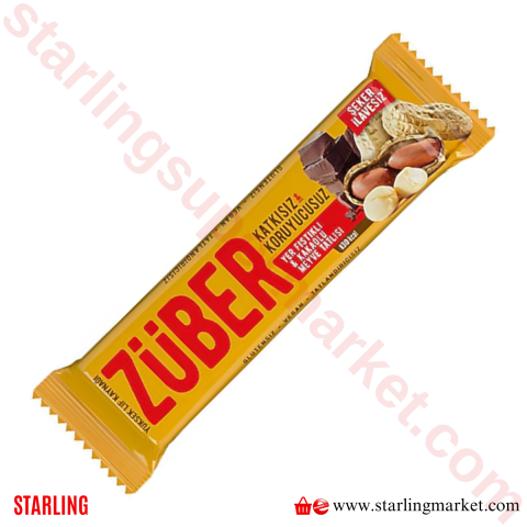 ZUBER BAR YER FISTIKLI-KAKAOULU 40 G