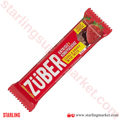 ZUBER BAR CILEKLI-KAKAOULU 40 G