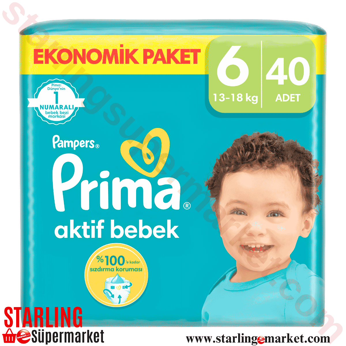 PRIMA BEBEK BEZI FIRSAT PAKETI JUNIO NO:6 15-18 KG