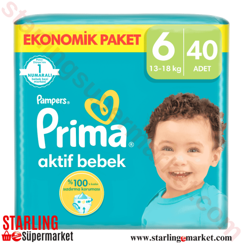 PRIMA BEBEK BEZI FIRSAT PAKETI JUNIO NO:6 15-18 KG