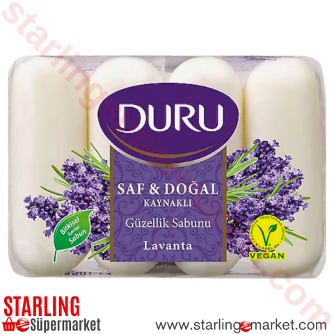 DURU SABUN KALIP SAF&DOGAL LAVANTA 4*70 G
