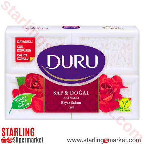 DURU SABUN KALIP SAF&DOGAL GUL 600 G