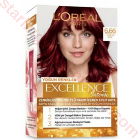 LOREAL EXCELLENCE INTENSE YOGUN KIZIL 6.66
