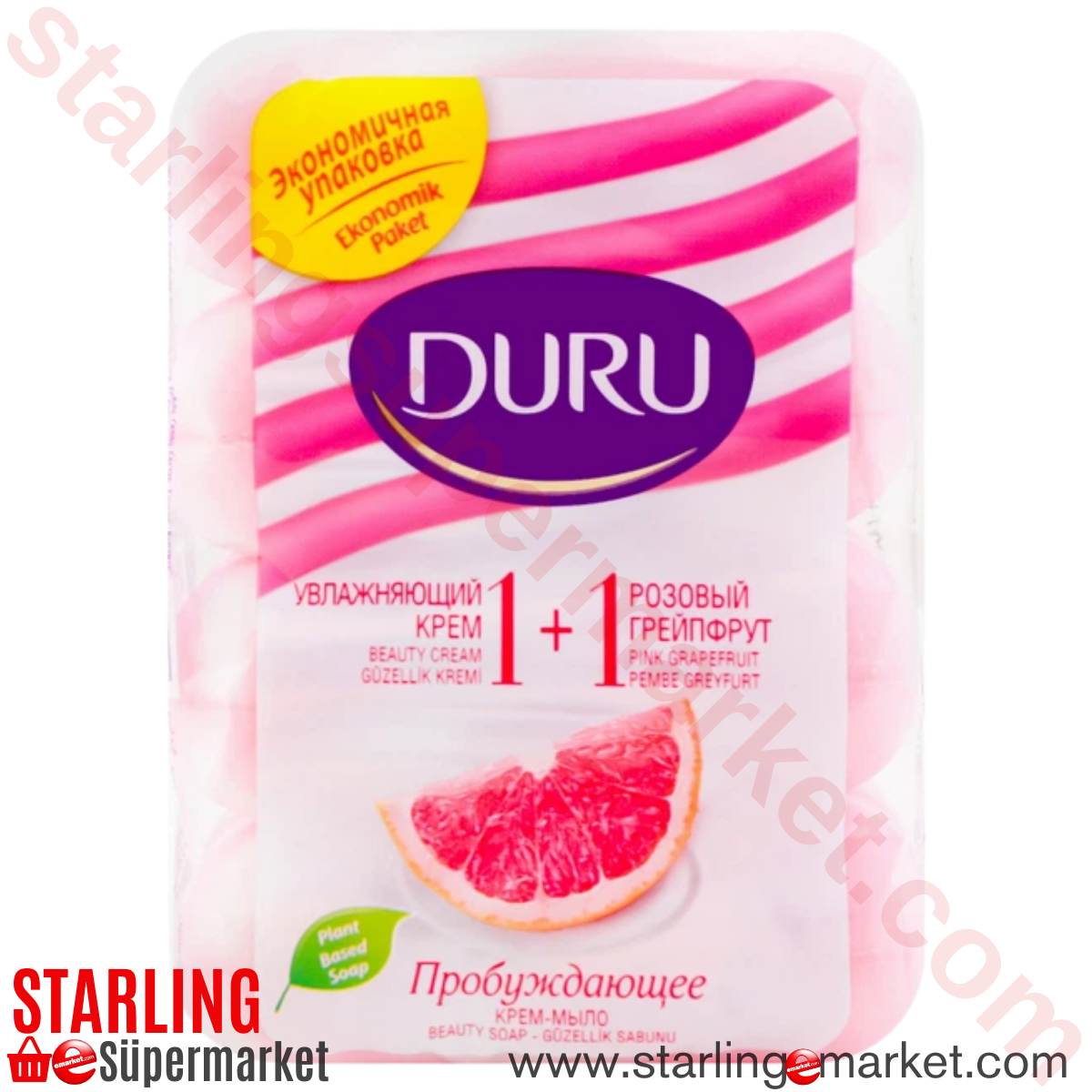 DURU SABUN KALIP GREYFURT 4*80 G