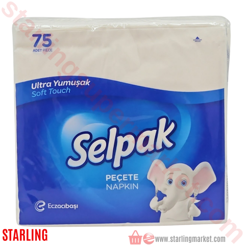 SELPAK PECETE CLASSIC NAPKINS WITH 75 LI