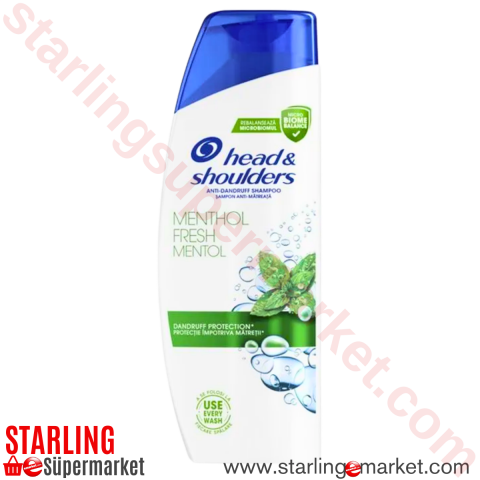 H&S SAMPUAN 2IN1 MENTOL 330 ML