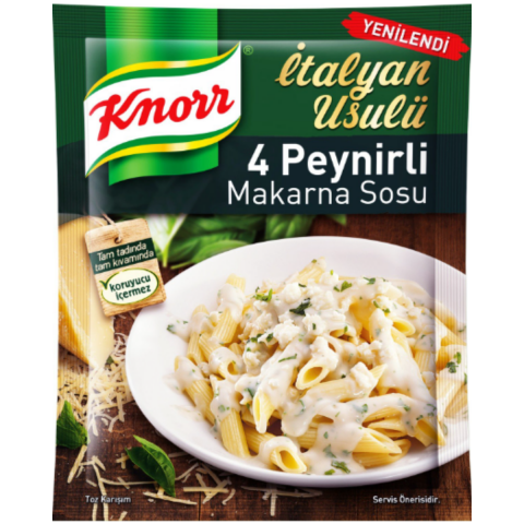 KNORR MAKARNA SOSU 4 PEYNIRLI 45 G