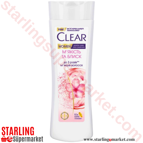 CLEAR SAMPUAN YUMUSAK VE PARLAK WOMEN 350 ML