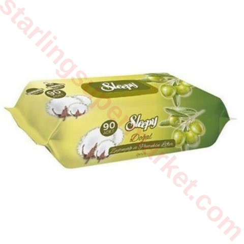 SLEEPY ISLAK MENDIL PAMUK&ZEYTIN YAGI 90 LI