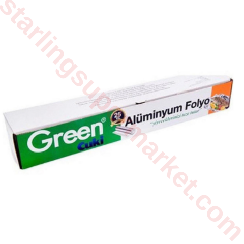 GREEN ALIMINYUM FOLYO 45 CM*4.5 MT
