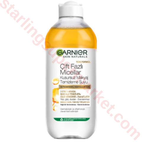 GARNIER MAKYAJ TEMIZLEME SUYU CIFT BAZLI 400 ML