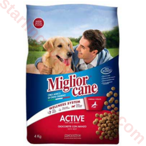 MIGLIORCANE KOPEK MAMASI KURU AKTIF ETLI 4 KG