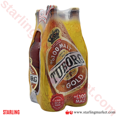 TUBORG GOLD BIRA MALT SISE 50 CL 4 LU